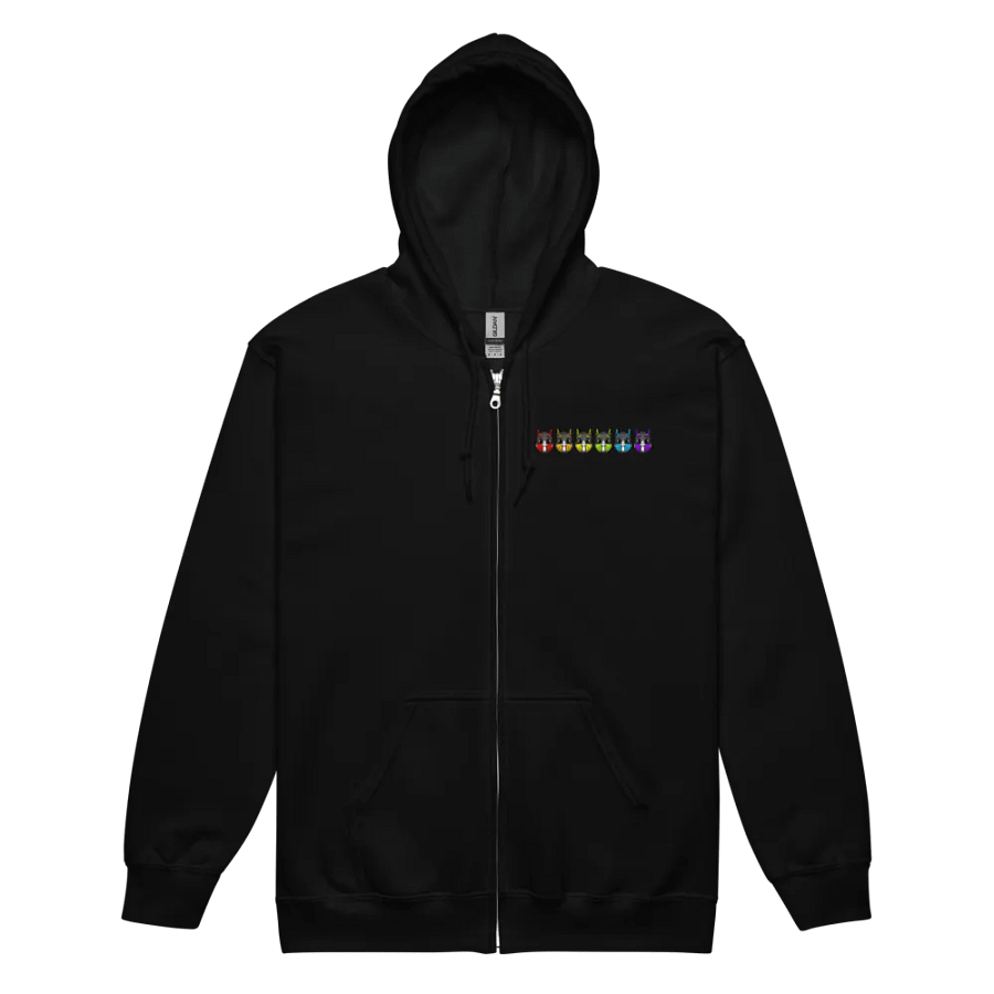 Rainbow Puppers - Unisex Zip Hoodie product image (2)