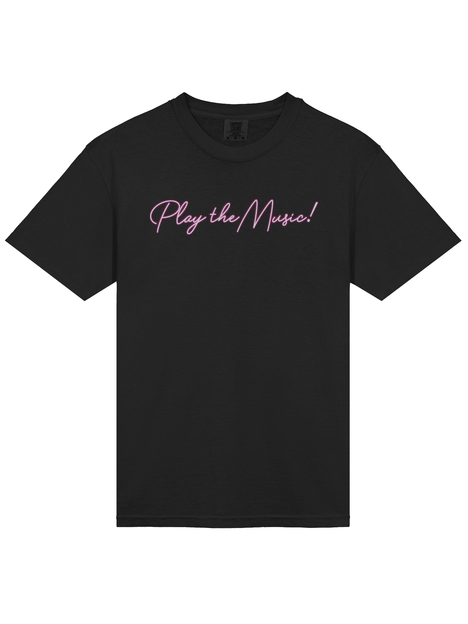 Play The Music T-Shirt - Black product image (3)