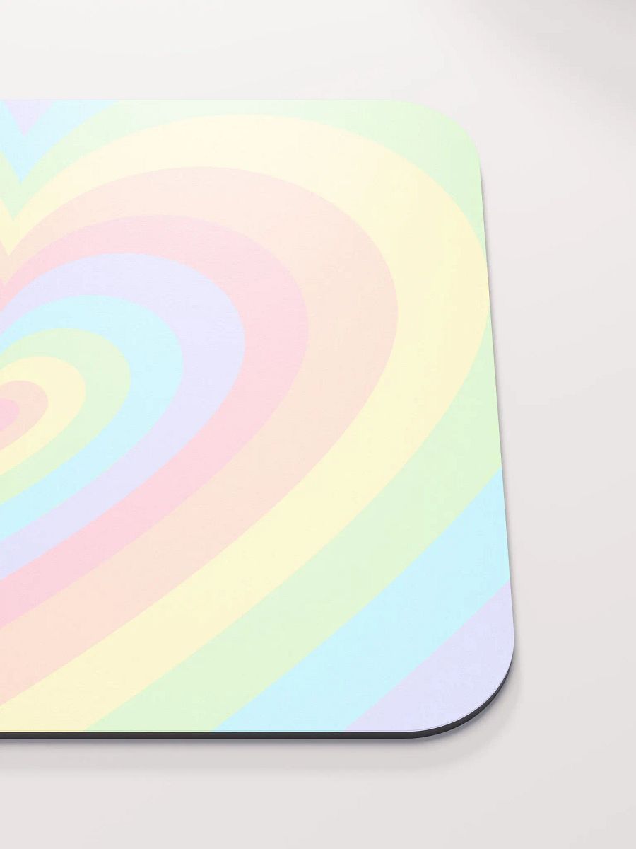 Cutesi Rainbow Heart Small Desk Mat product image (5)