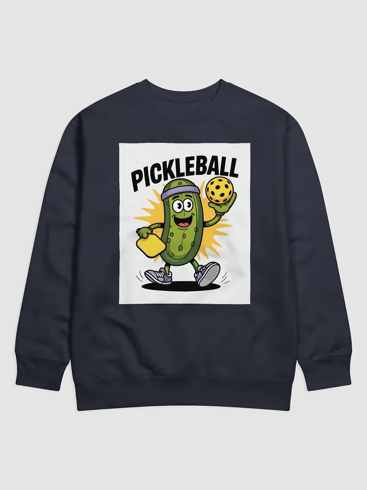 “Pickleball Smash” Sweatshirt – Funny Pickle Character for Game Day Comfort product image (5)