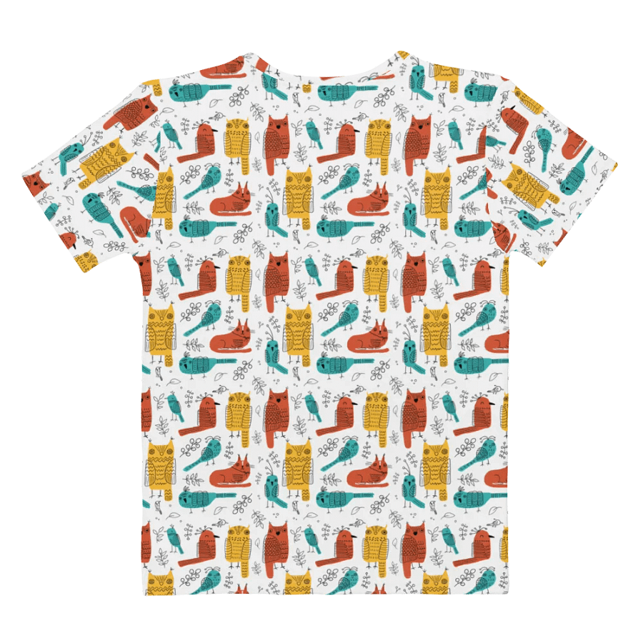Vibrant Owl Delight: Perfect T-Shirt for Owl Lovers product image (9)