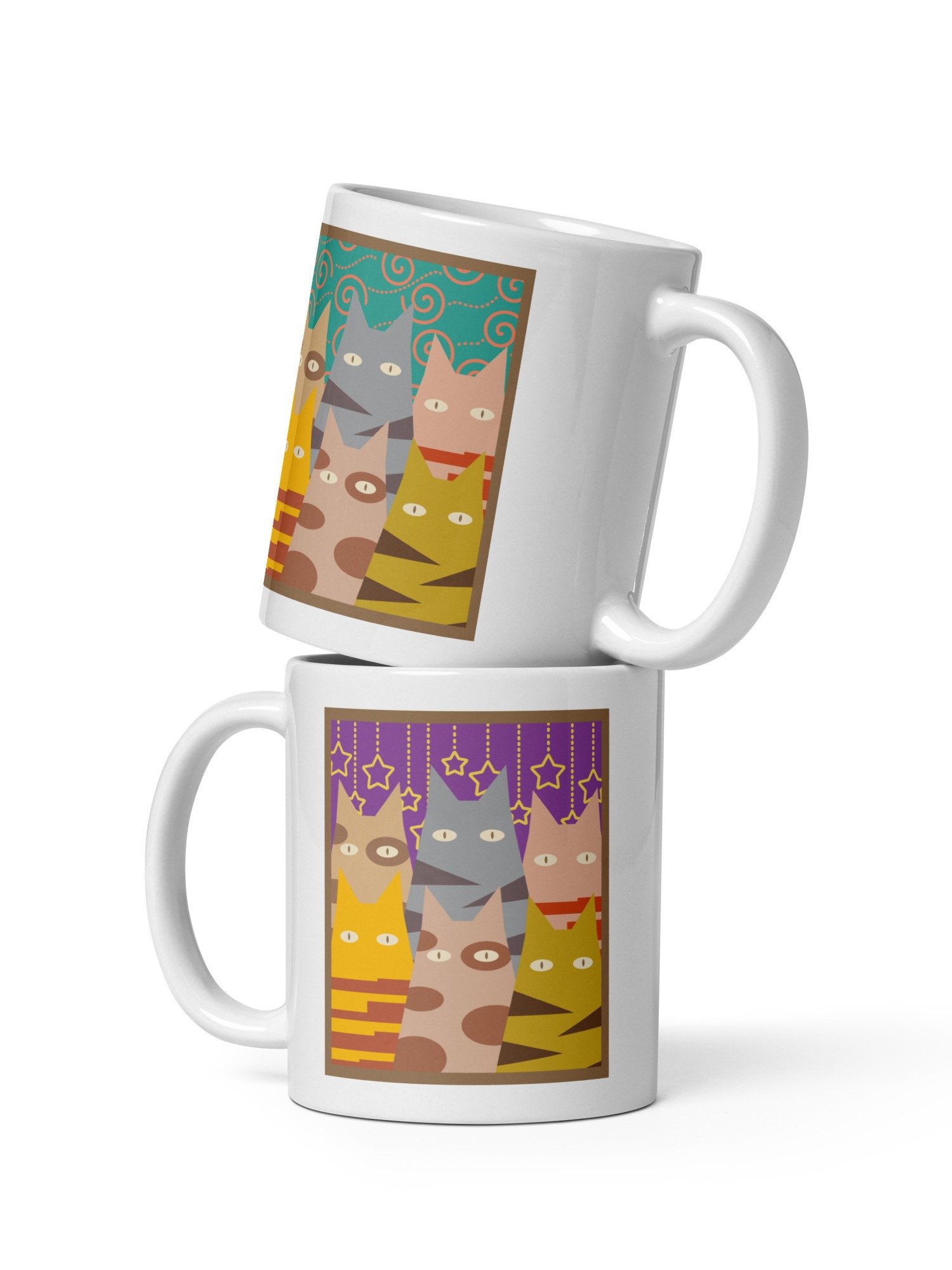 Daytime and Nighttime Cats 11 oz Mug product image (3)