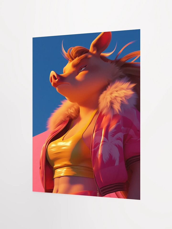 Confident Boar Fashion Poster product image (3)