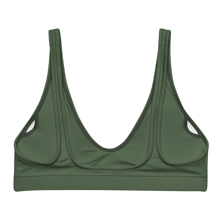 Thorned Skull High-Waisted Bikini Top product image (2)