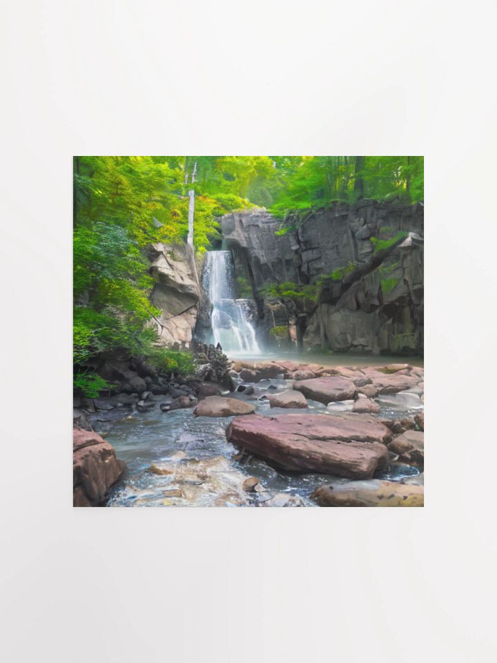 Tranquil Cascading Waters Poster product image (4)