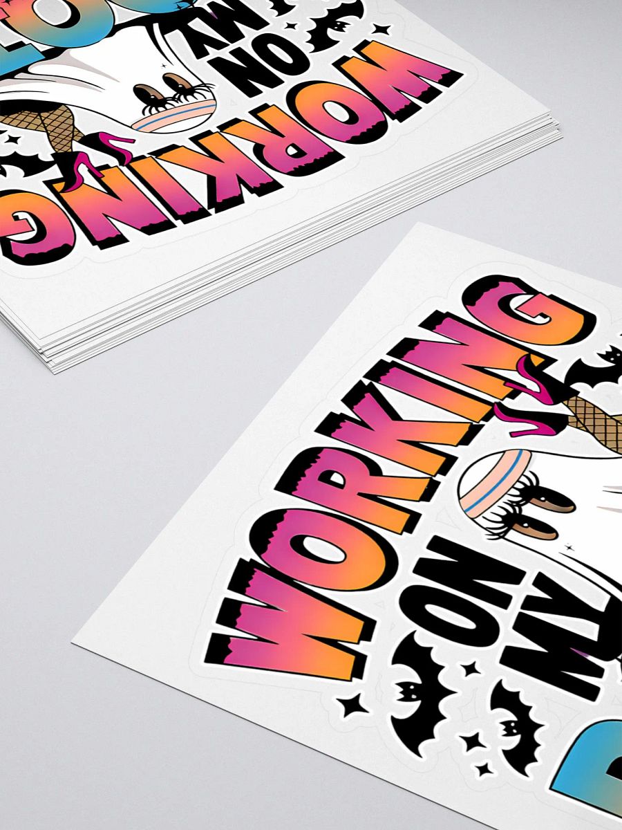Spooky Boo-ty Kiss Cut Stickers product image (4)