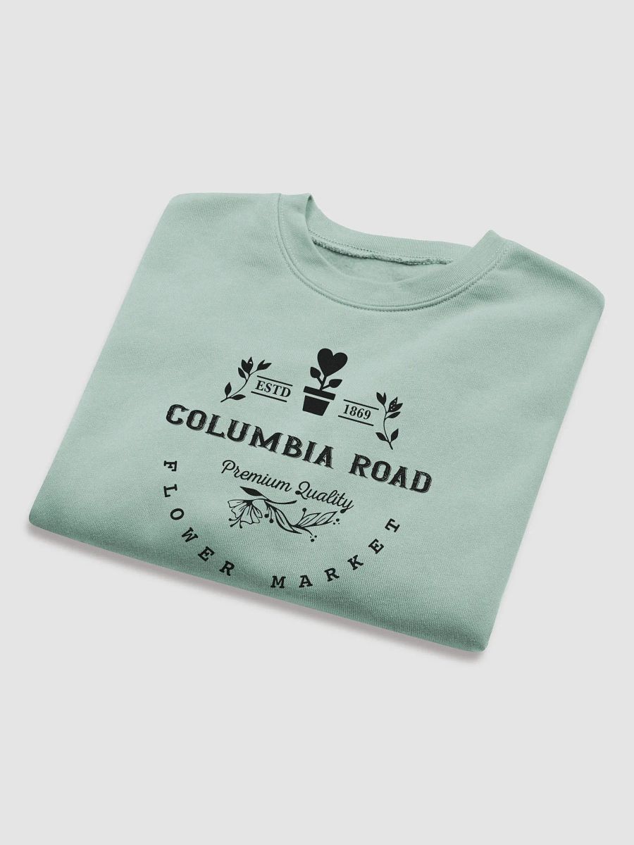 Columbia Road Market Midweight Fleece Crop Sweatshirt (Blue) product image (8)