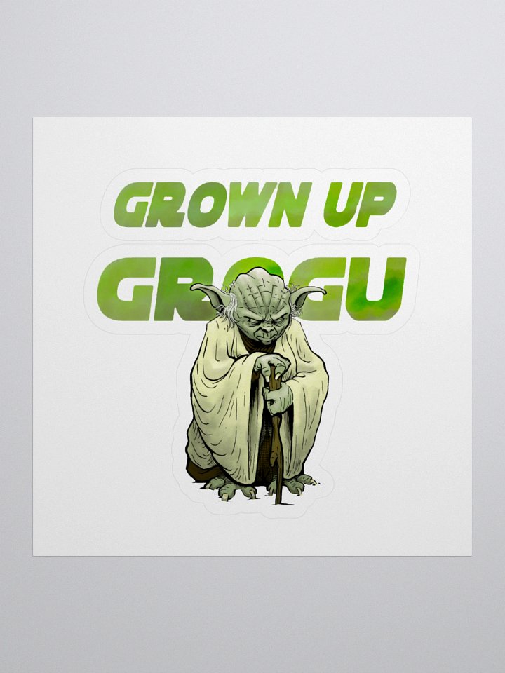 Grown Up Grogu Sticker product image (1)