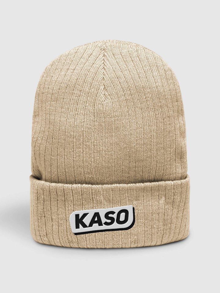 KASO Classic Atlantis Ribbed Knit Beanie product image (1)