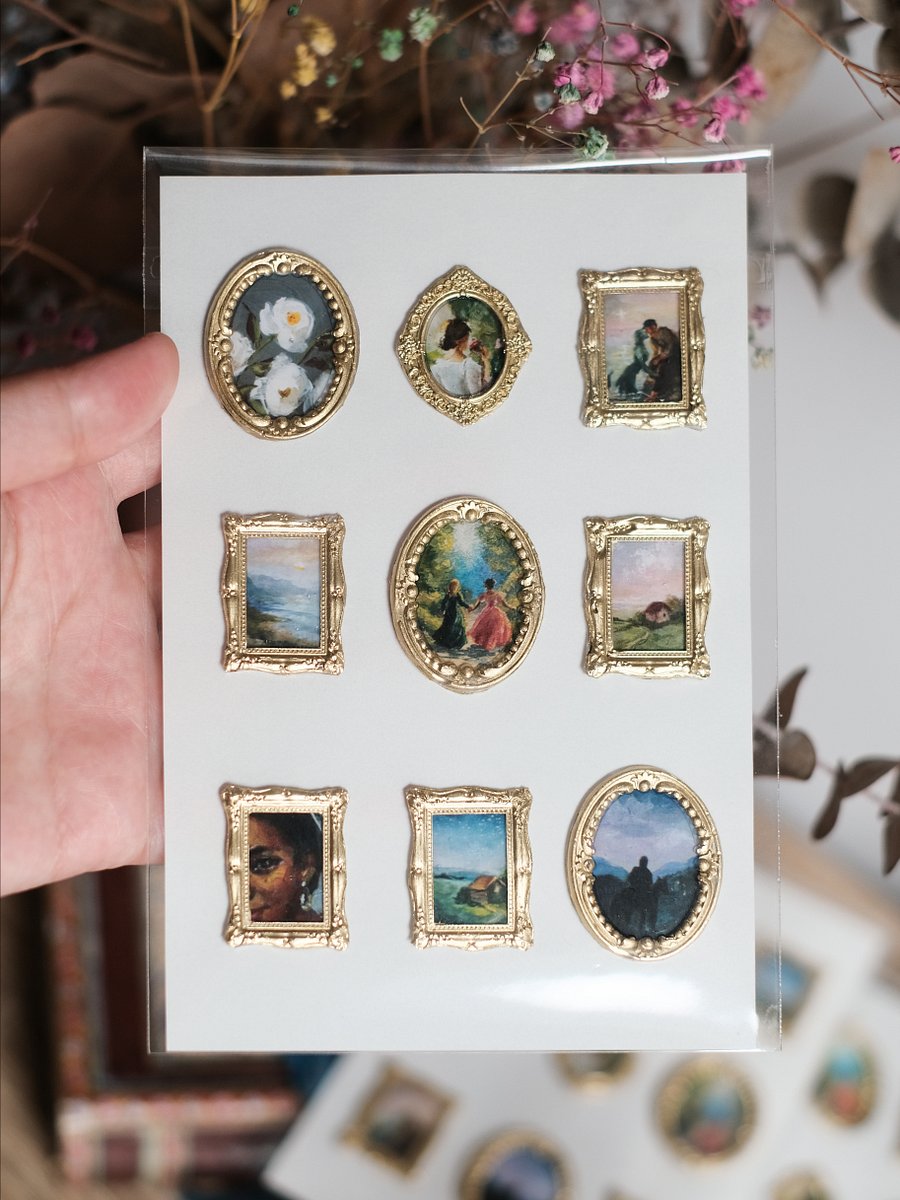 PREORDER July Handmade Sticker Gallery Sheet- Pack of 9 product image (1)