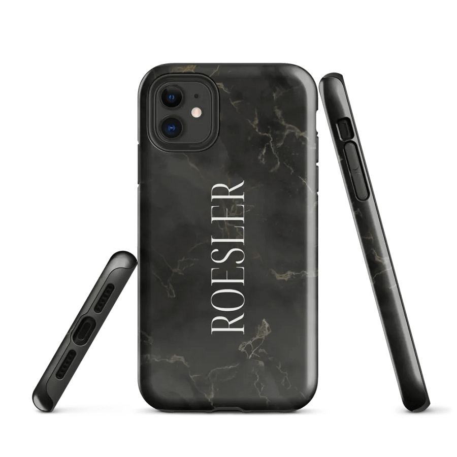 Marble Gold Tough iPhone® Case product image (1)