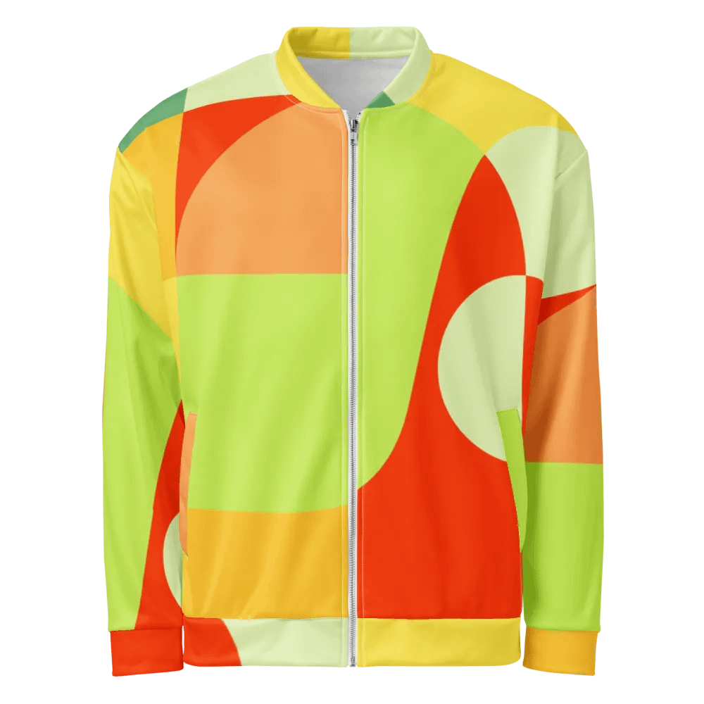 Vibrant Geometry Custom Bomber Jacket product image (1)