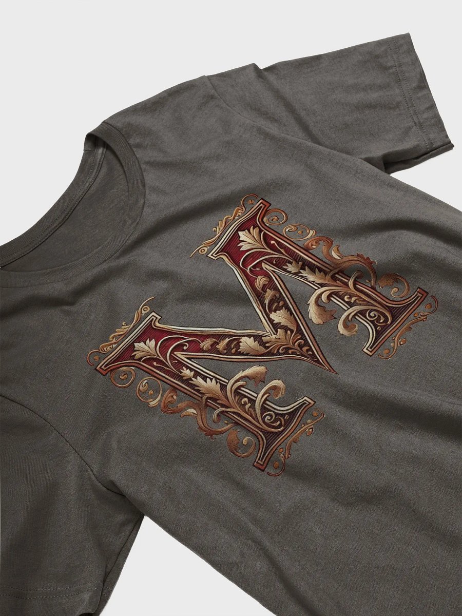 Vintage Floral Letter M T-Shirt product image (24)