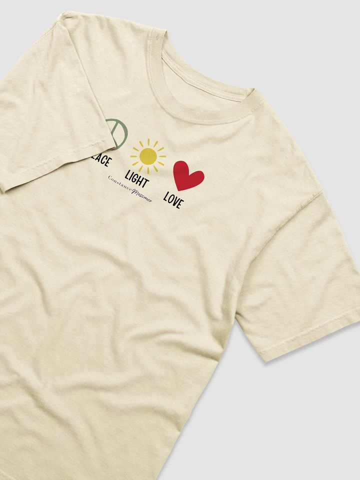 Peace - Light - Love Graphic Unisex Tee product image (2)