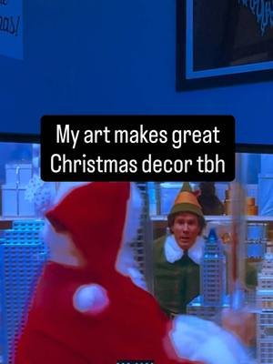 Not to toot my own horn 💀🎄 cyber sale ends in 1.5 hours #krampuswallart #krampus #smallartists #illustrator 