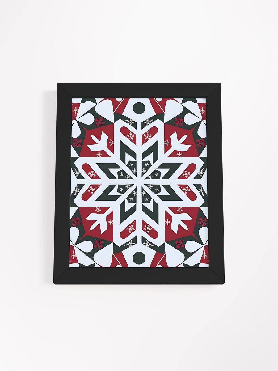 Snowflake Geometric Symmetry Poster product image (2)