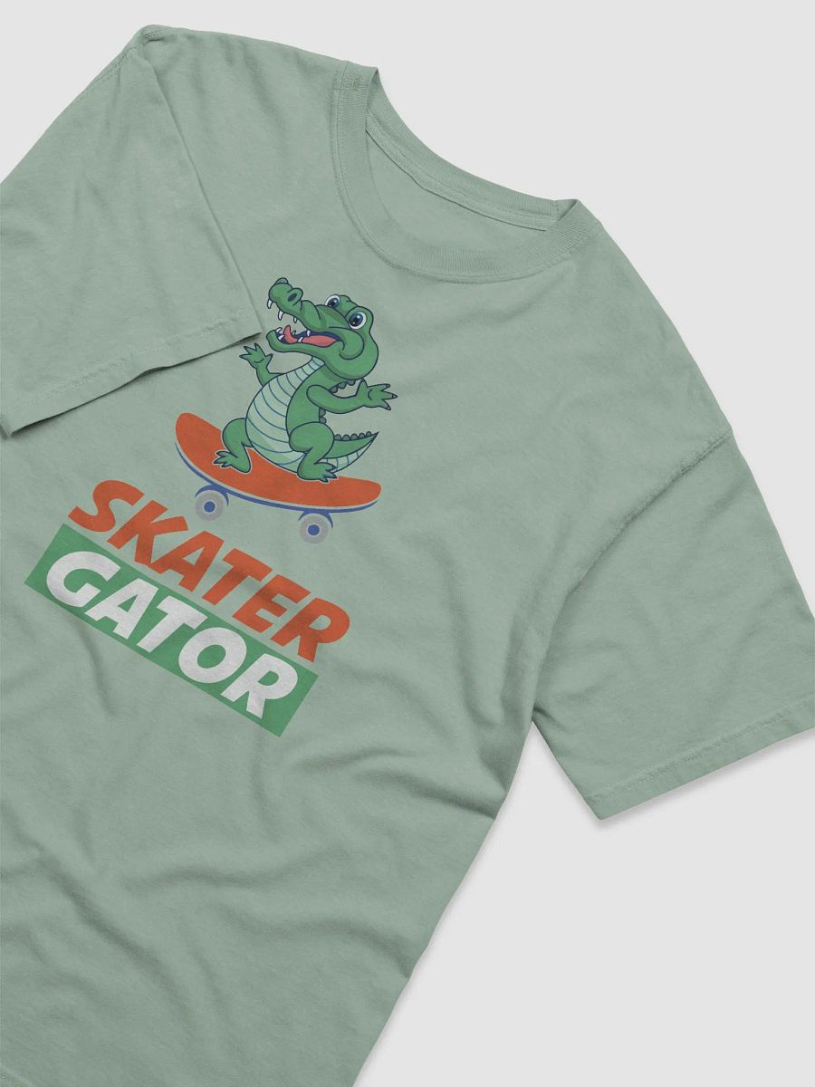 Skater Gator Alligator T-Shirt product image (2)