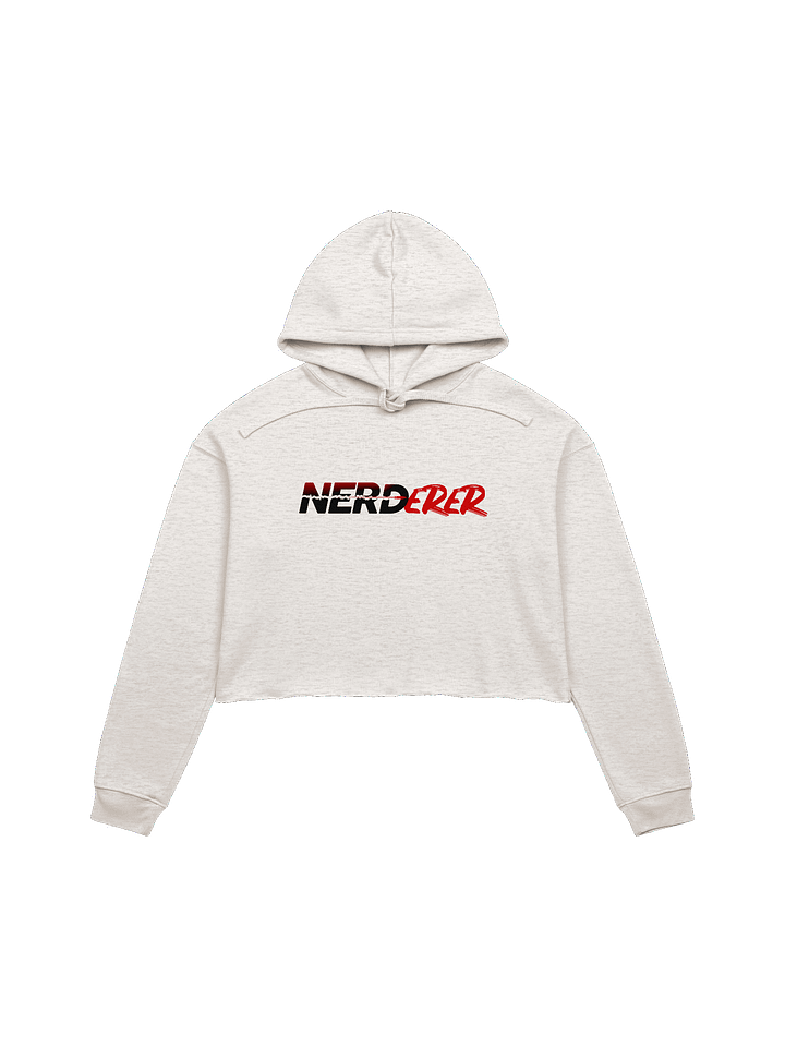 NERDerer Crop Hoodie (Light) product image (1)