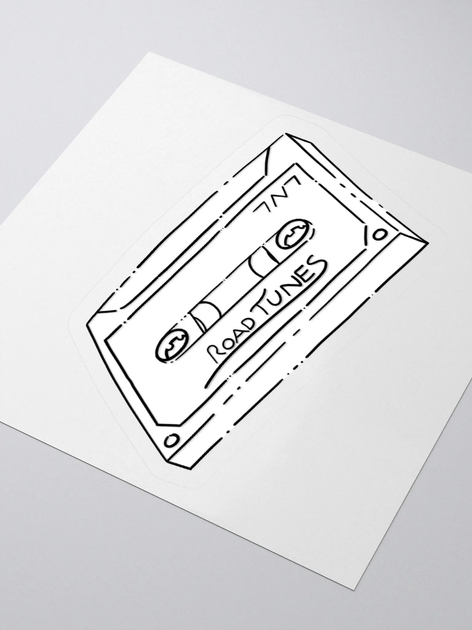 Road Tunes Cassette - Kiss Cut Sticker product image (8)