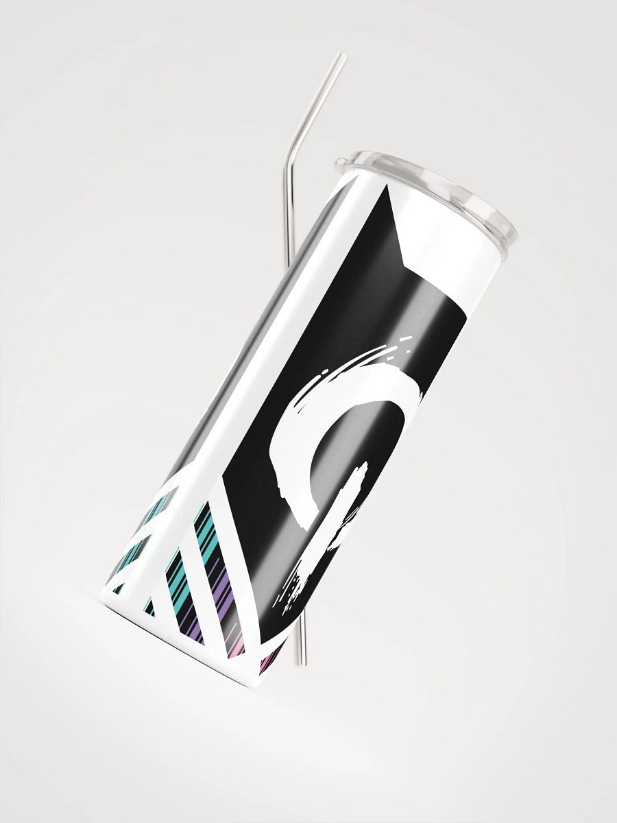 OptimusProcrastinus PowerUP Tumbler (Black on White) product image (4)