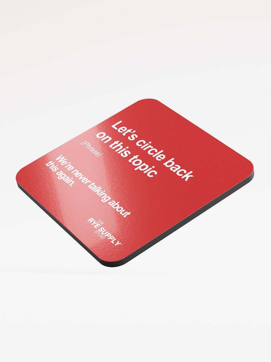 'Let's Circle Back' Coaster product image (3)