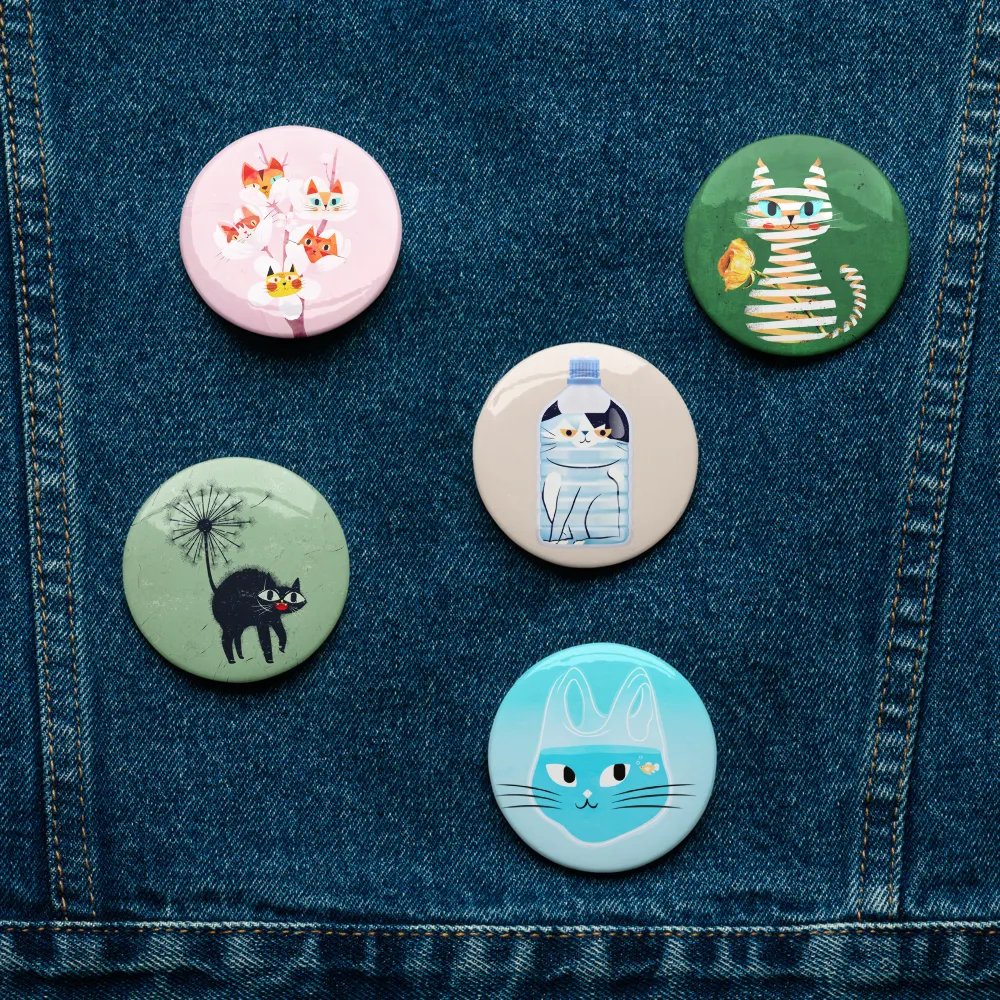 Pin Buttons Collection 2 (5 pcs) product image (6)