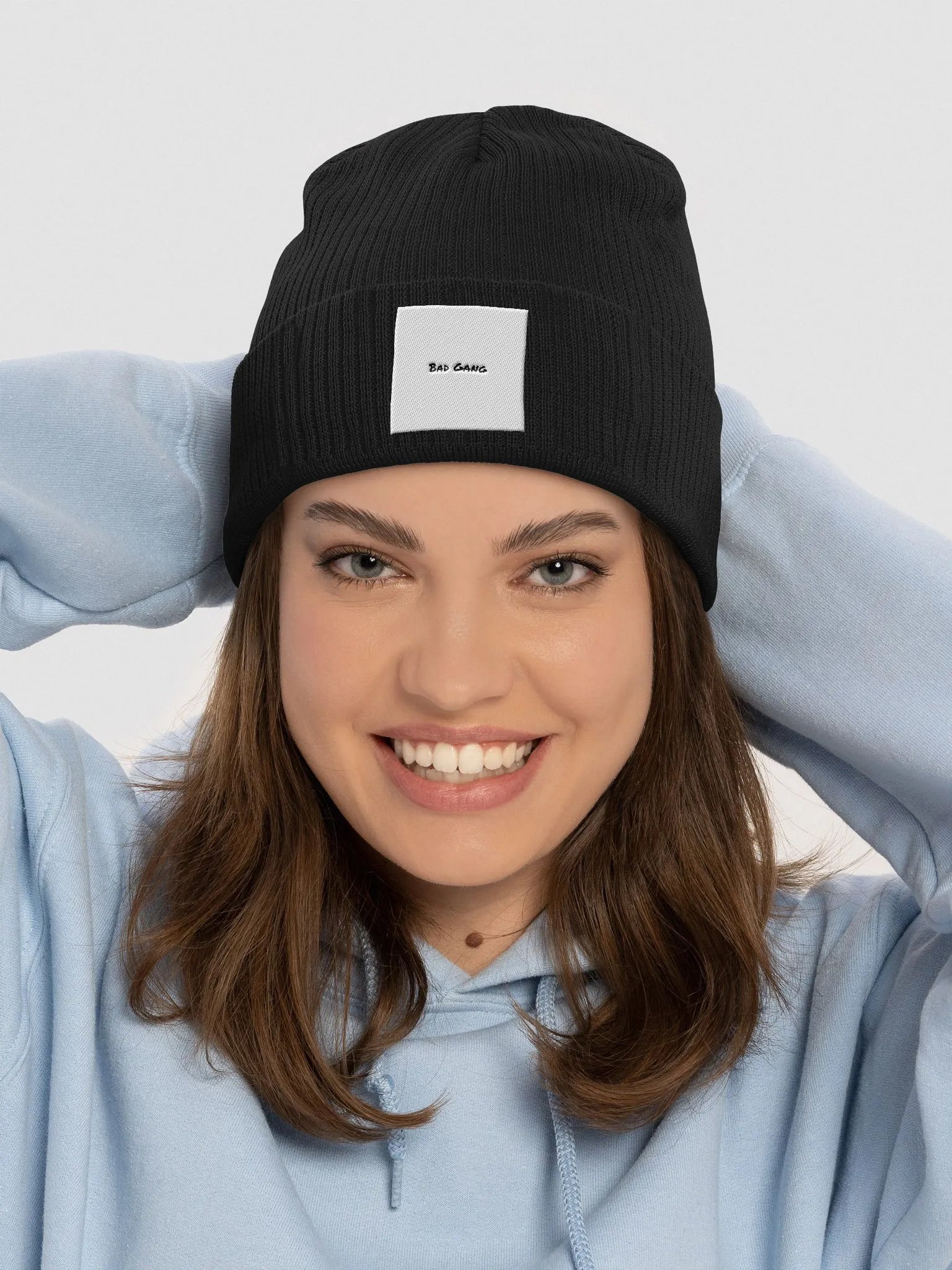 BAD GANG BEANIE BLACK product image (6)
