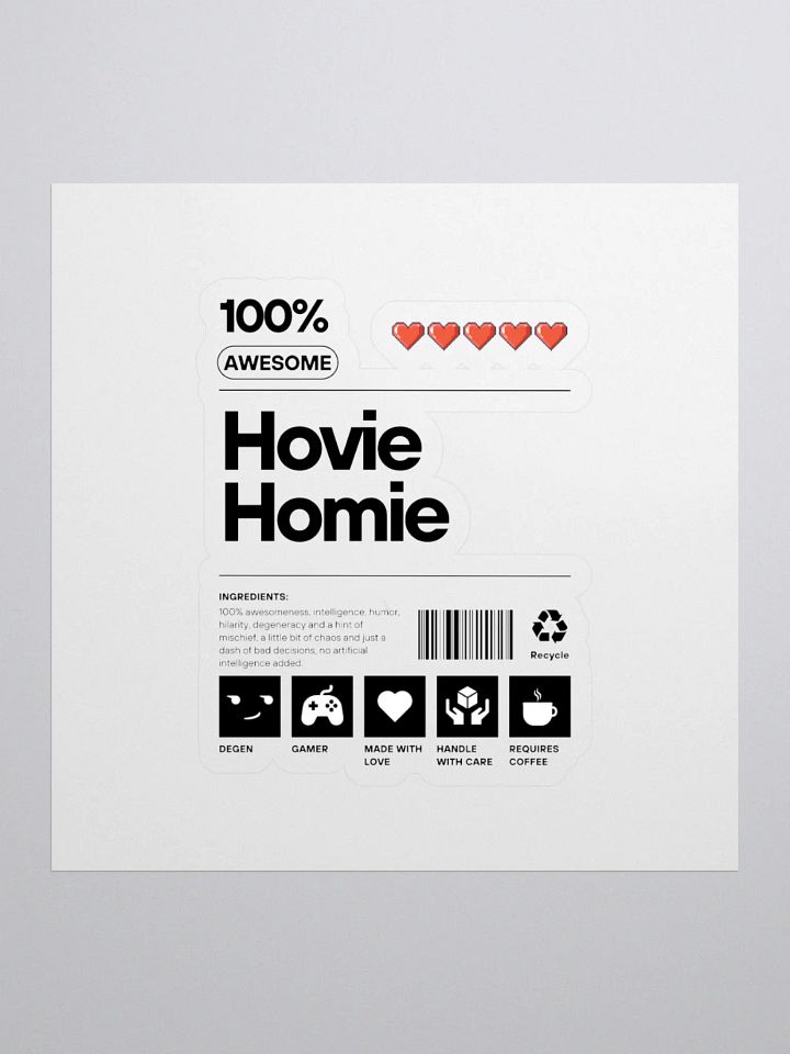 Hovie Homie Sticker product image (1)