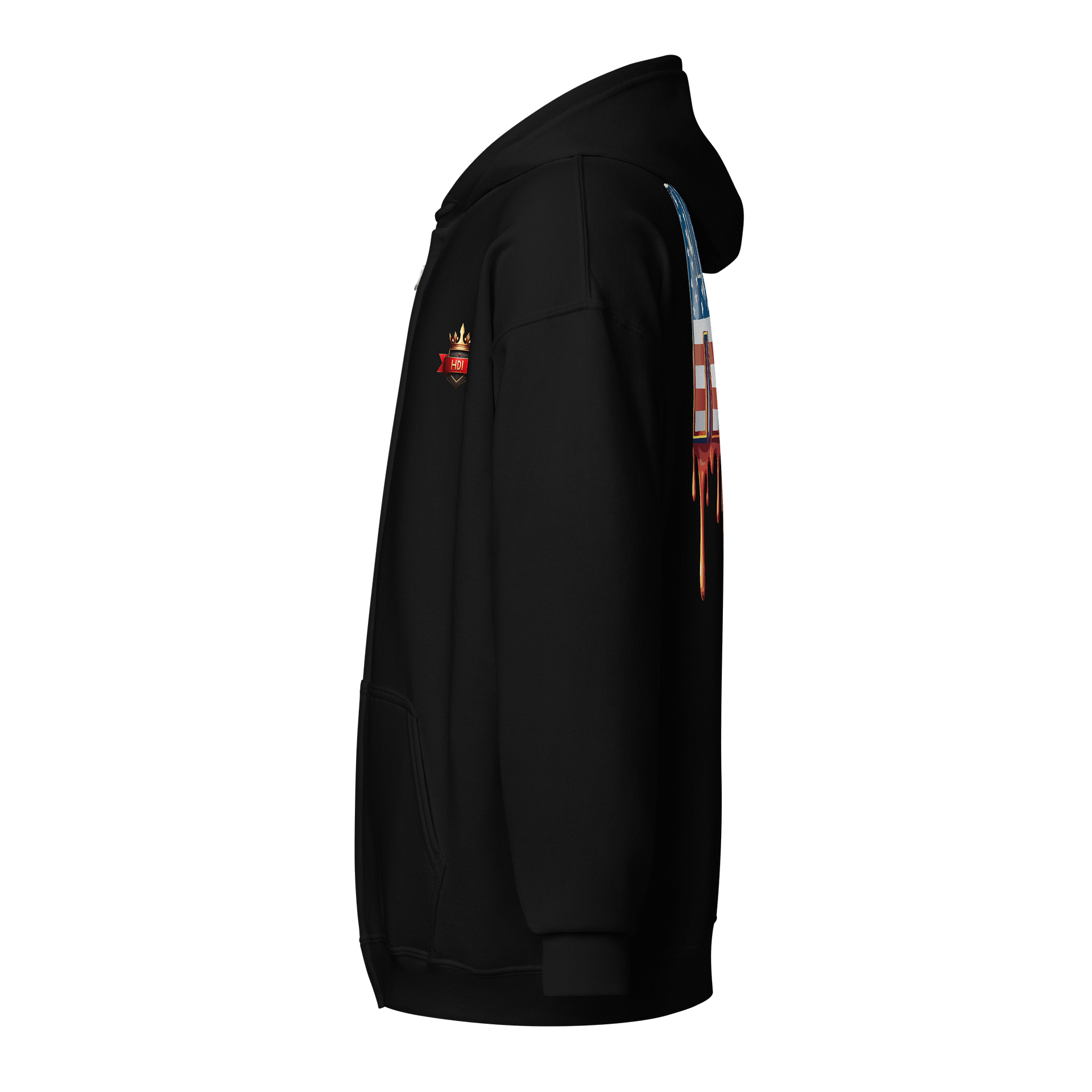 HDI USA Unisex Zip-Up Hoodie product image (3)