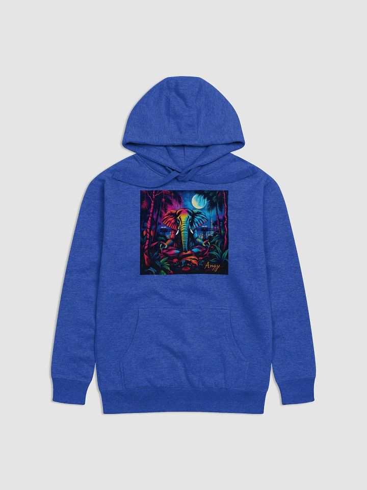 Urban Jungle Meditative Elephant Hoodie product image (1)