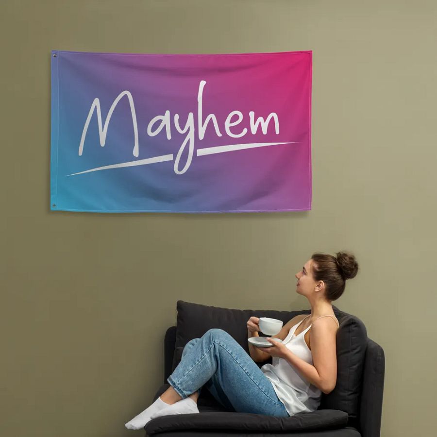 Mayhem Signature Flag product image (12)