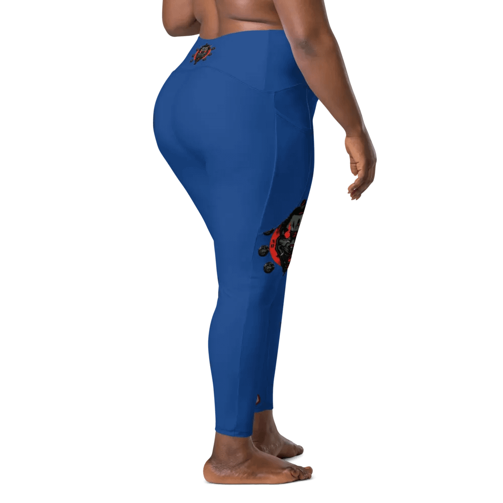 BLUE demon soul square up women's pocket leggings product image (7)