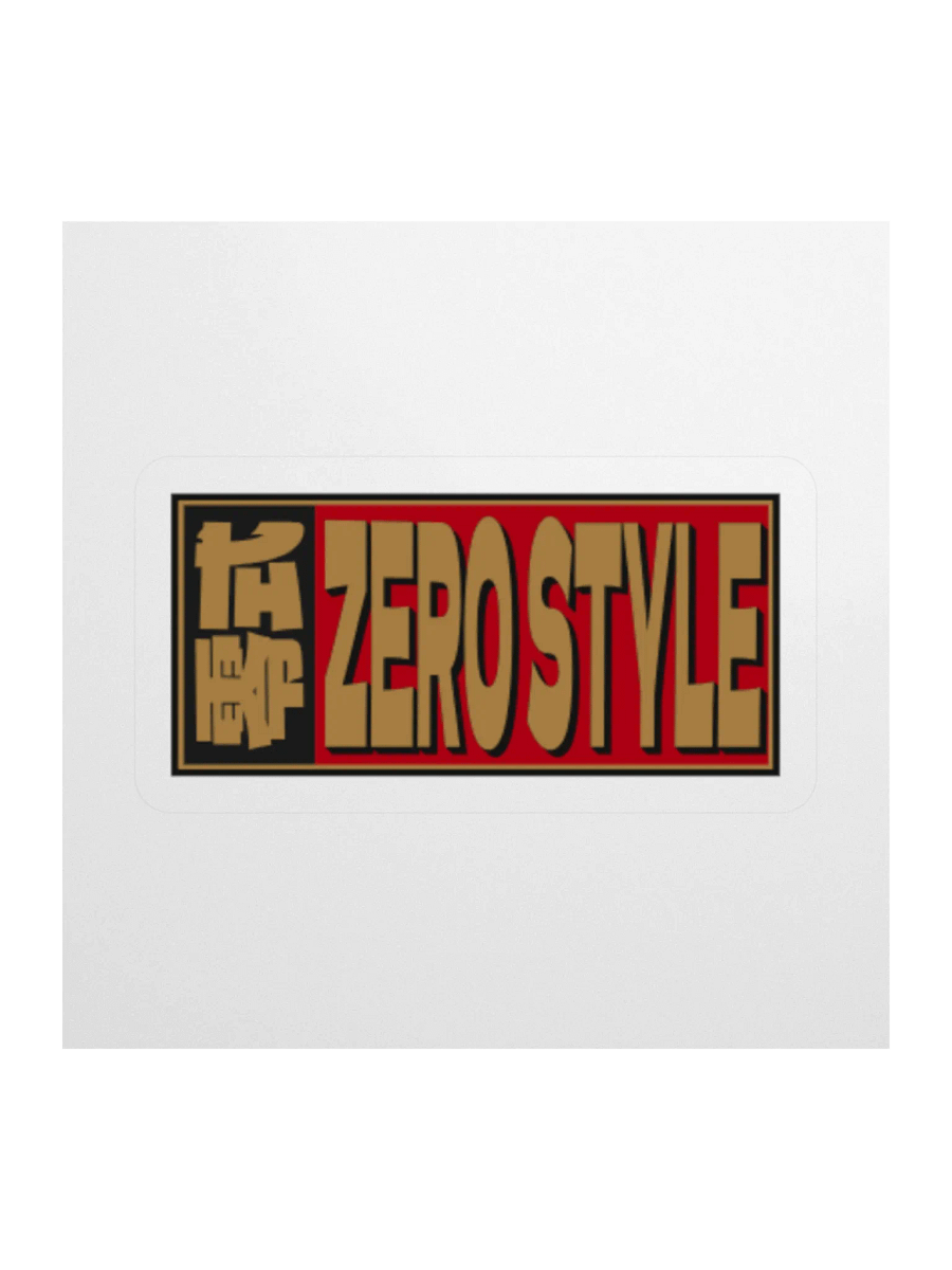 Zero Style Sticker product image (1)