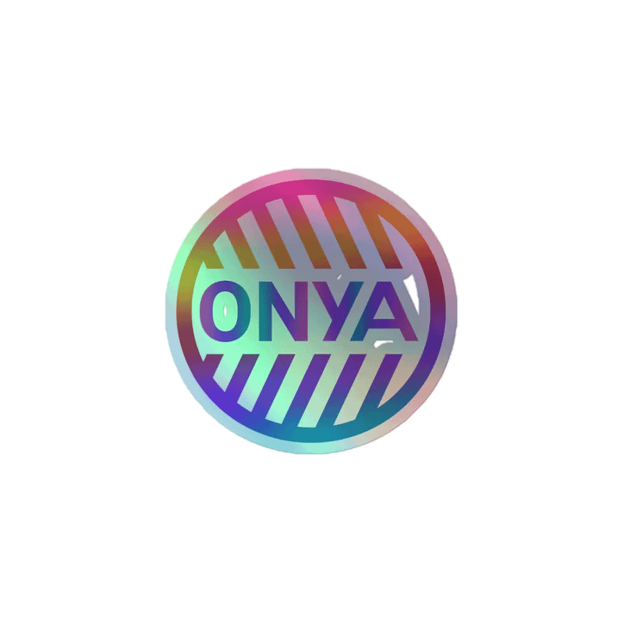 Retro ONYA Holo Sticker product image (1)