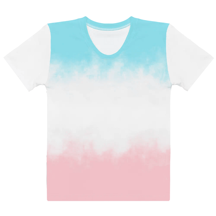 Pastel Cloud All-Over Women's Tee. product image (2)