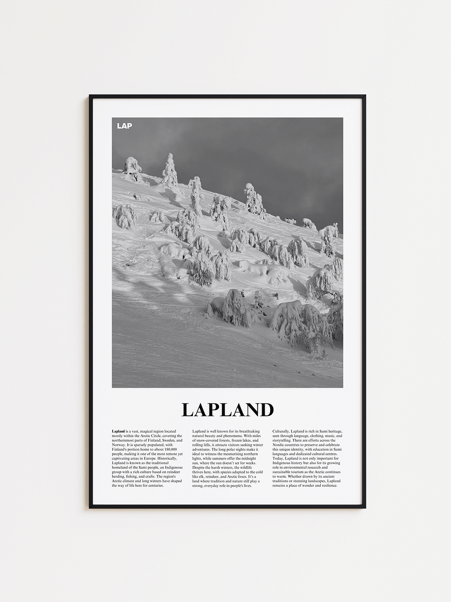 Lapland 02 Newspaper Poster | Framed product image (14)