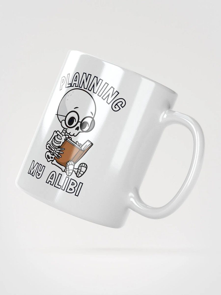 Cute Skeleton Planning An Alibi Coffee Mug product image (3)