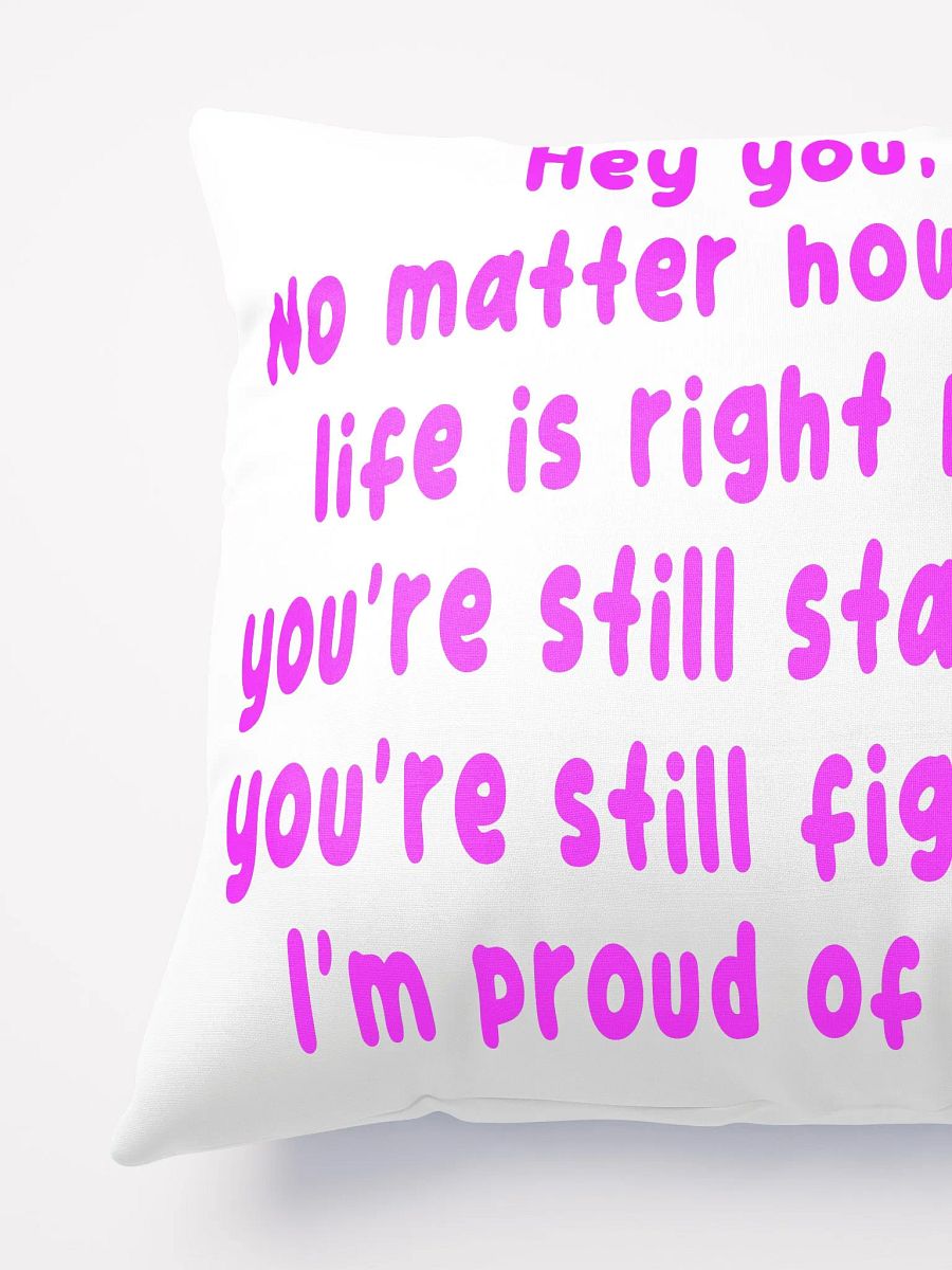 Hey You Pillow Case - pink product image (5)
