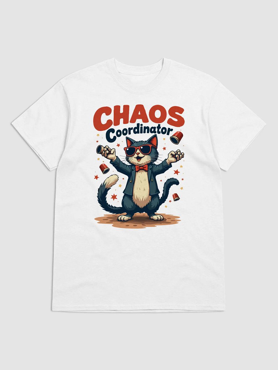Chaos Coordinator Cat T-Shirt product image (9)