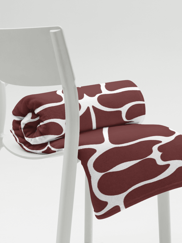 Brown Brick Mosaic Throw Blanket product image (6)