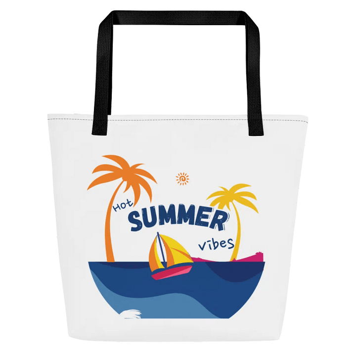 Summer Wave All-Over Tote Bag product image (2)