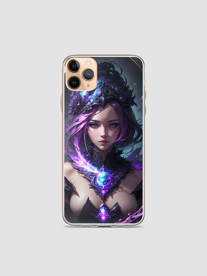Dark Magician Girl Cyberpunk Inspired iPhone Case Style A - Fits iPhone 7/8 to iPhone 15 Pro Max - Futuristic Design, Durable Protection product image (1)