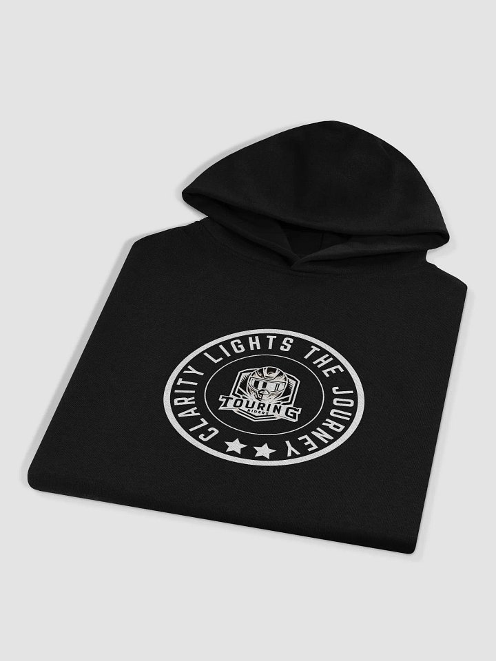 Touring Riders Emblem Oversized Hoodie | clarity lights the journey product image (1)