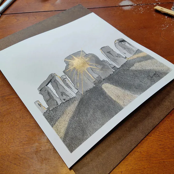 Stonehenge - Original Drawing product image (1)