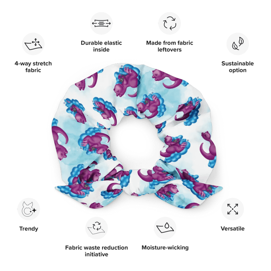 Sleepy Dino All-Over Scrunchie product image (3)