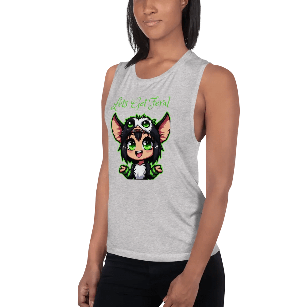 lets get feral womans flowy muscle tank product image (2)