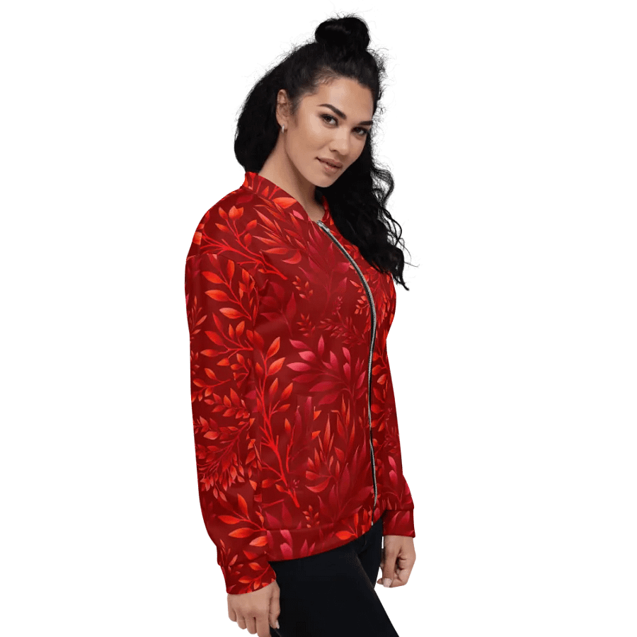 Branches Burgundy Bomber Jacket product image (4)