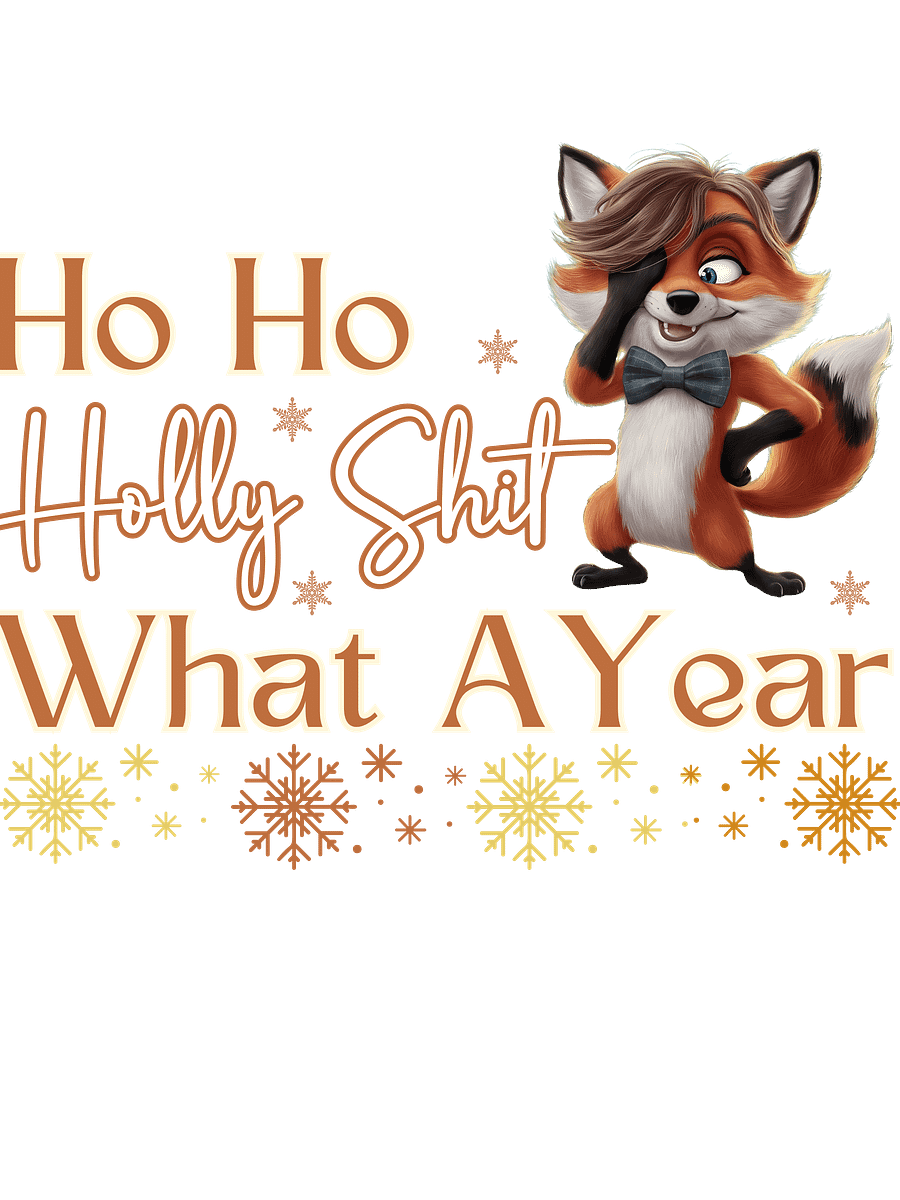 Holly Shit Fox Bow Tie T-Shirt product image (8)