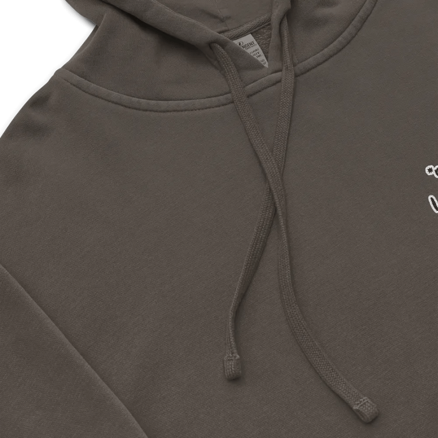 *not* mentally linear (L.C. bubble design) embroidered pigment hoodie product image (8)
