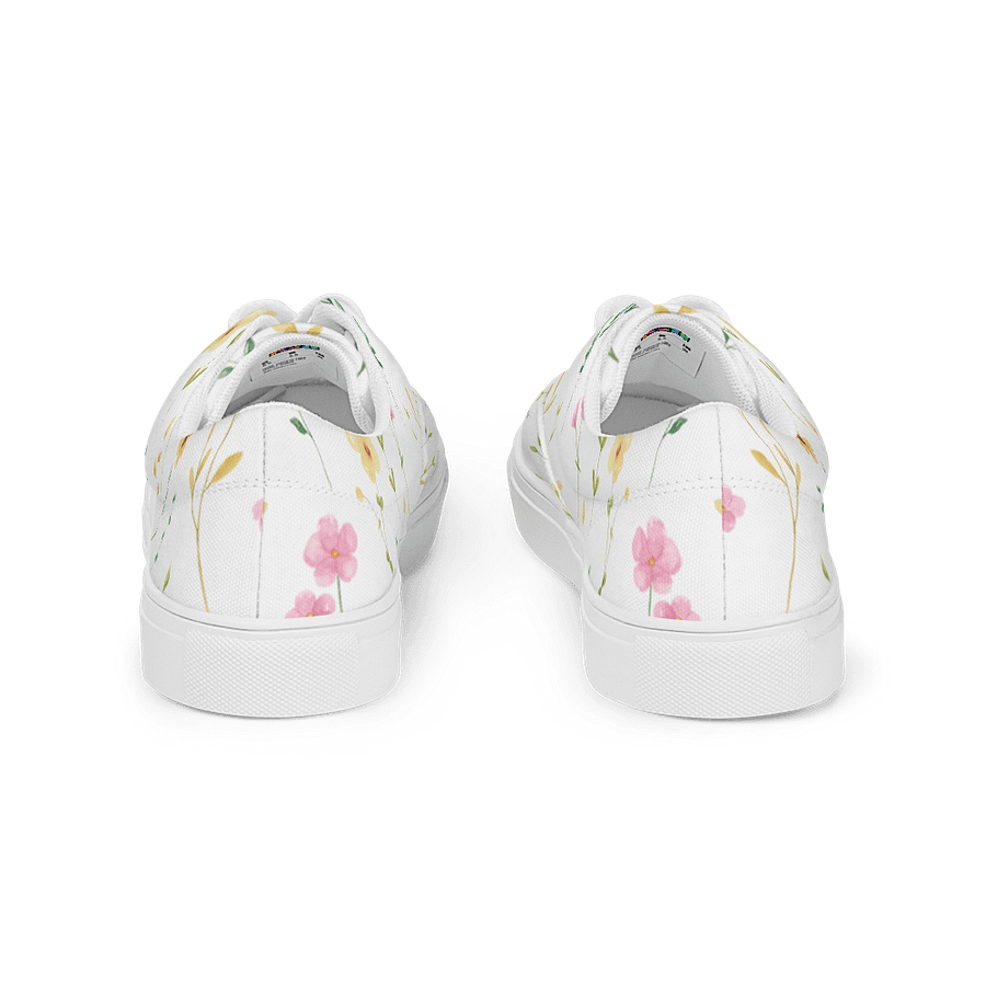 Floral Harmony Lace-Up Canvas Shoes product image (5)